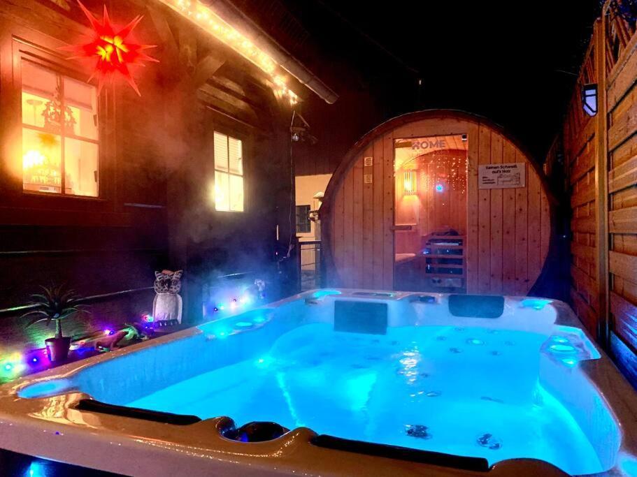 Ferienhaus Sissi Mit Whirlpool, Sauna U Sehr Ruhig Großschönau Exterior foto